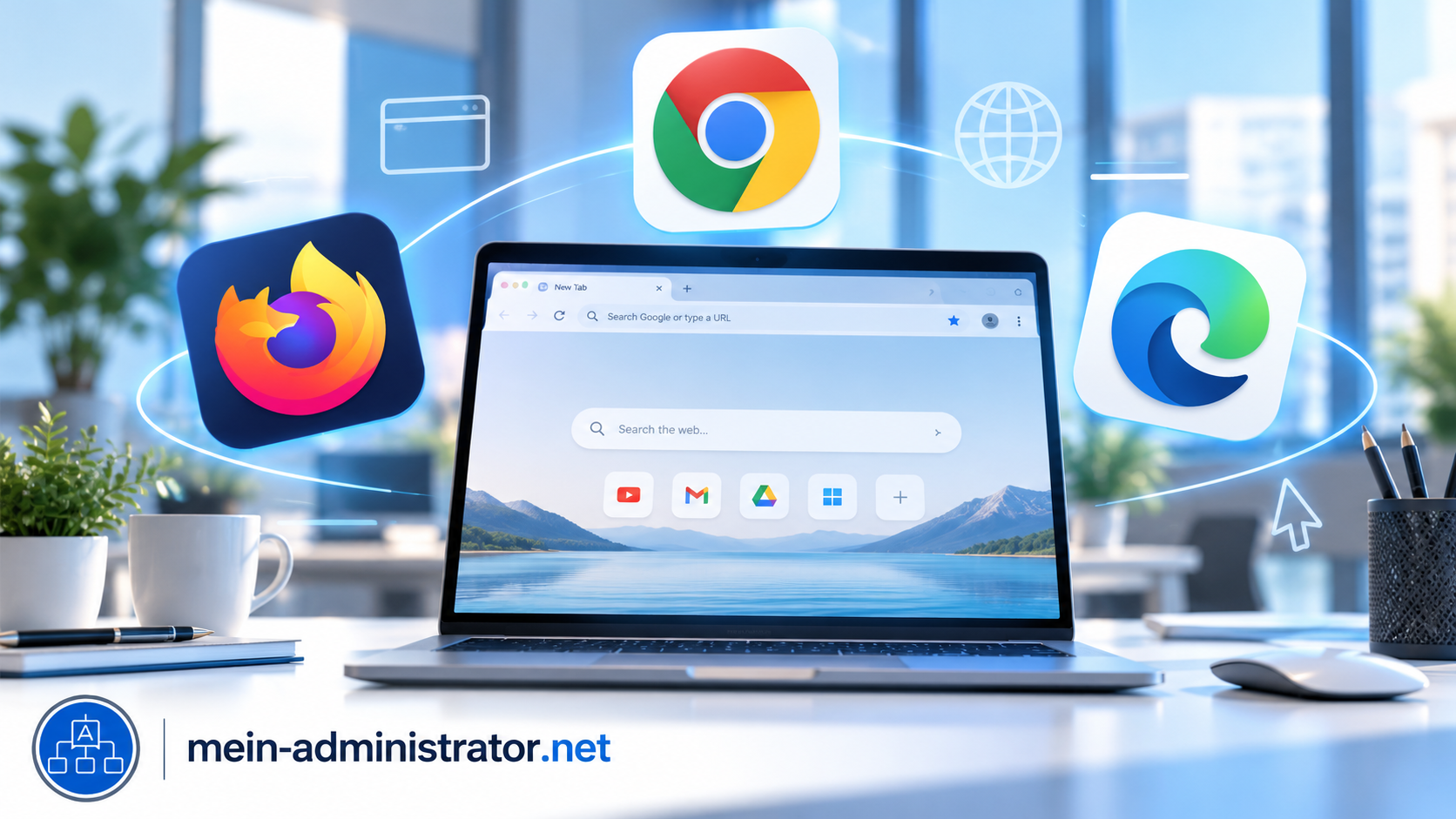 Wie lege ich Lesezeichen (Favoriten, Bookmarks) beim Google Chrome Browser an? (Teil 5/5) der Serie „Lesezeichen im Browser anlegen“