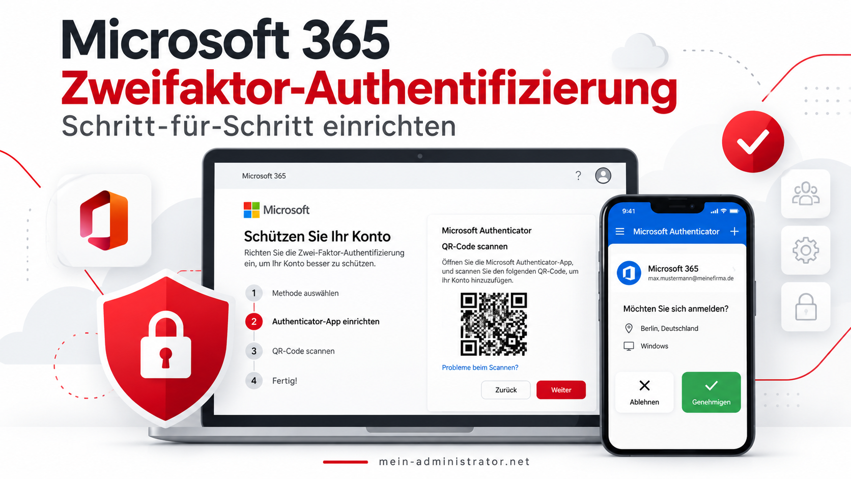 Microsoft 365 Zweifaktor-Authentifizierung einrichten – Schritt-für-Schritt-Anleitung