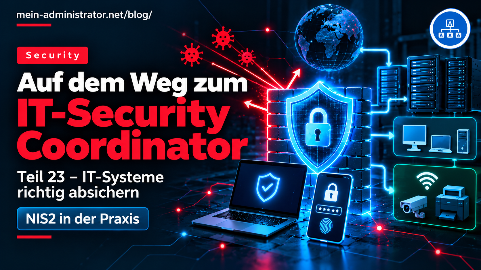 Auf dem Weg zum IT-Security Coordinator – Teil 23: IT-Systeme richtig absichern – NIS2 in der Praxis
