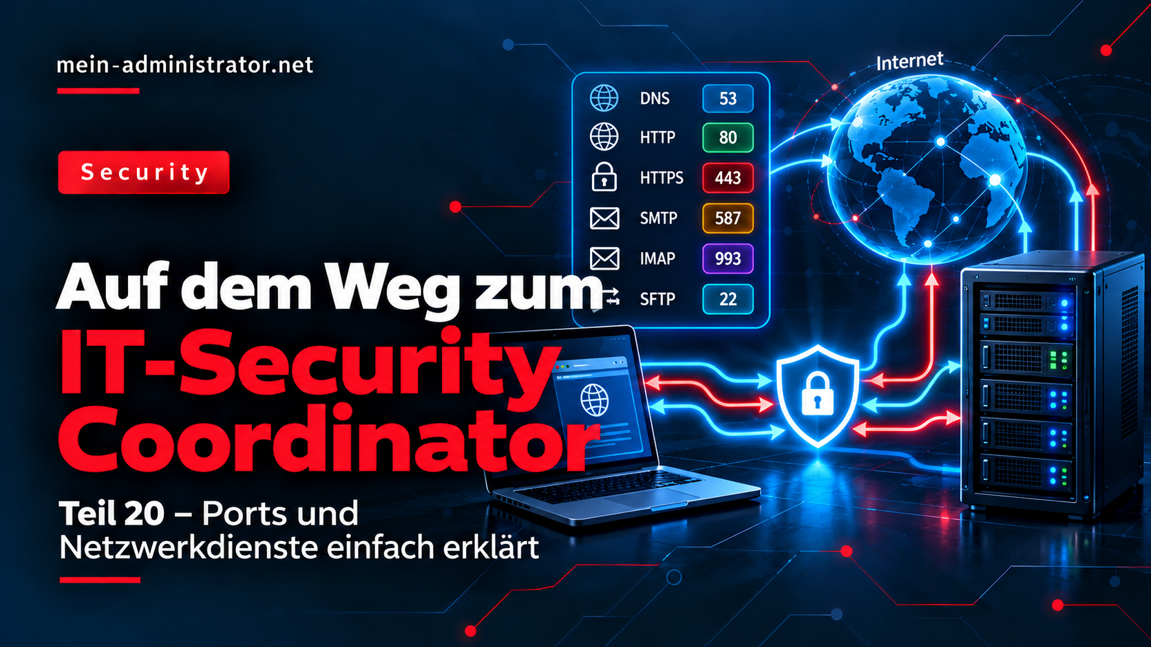 Auf dem Weg zum IT-Security Coordinator – Teil 20: Ports und Netzwerkdienste einfach erklärt